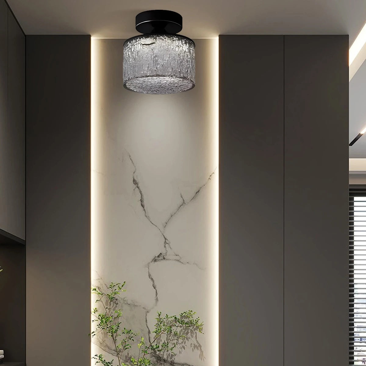 Antizer Modern Cup Crystal Ceiling Lamp