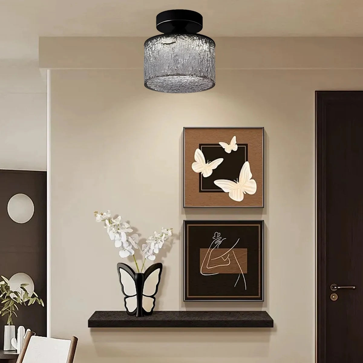 Antizer Modern Cup Crystal Ceiling Lamp