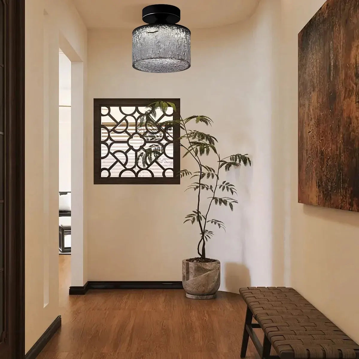 Antizer Modern Cup Crystal Ceiling Lamp