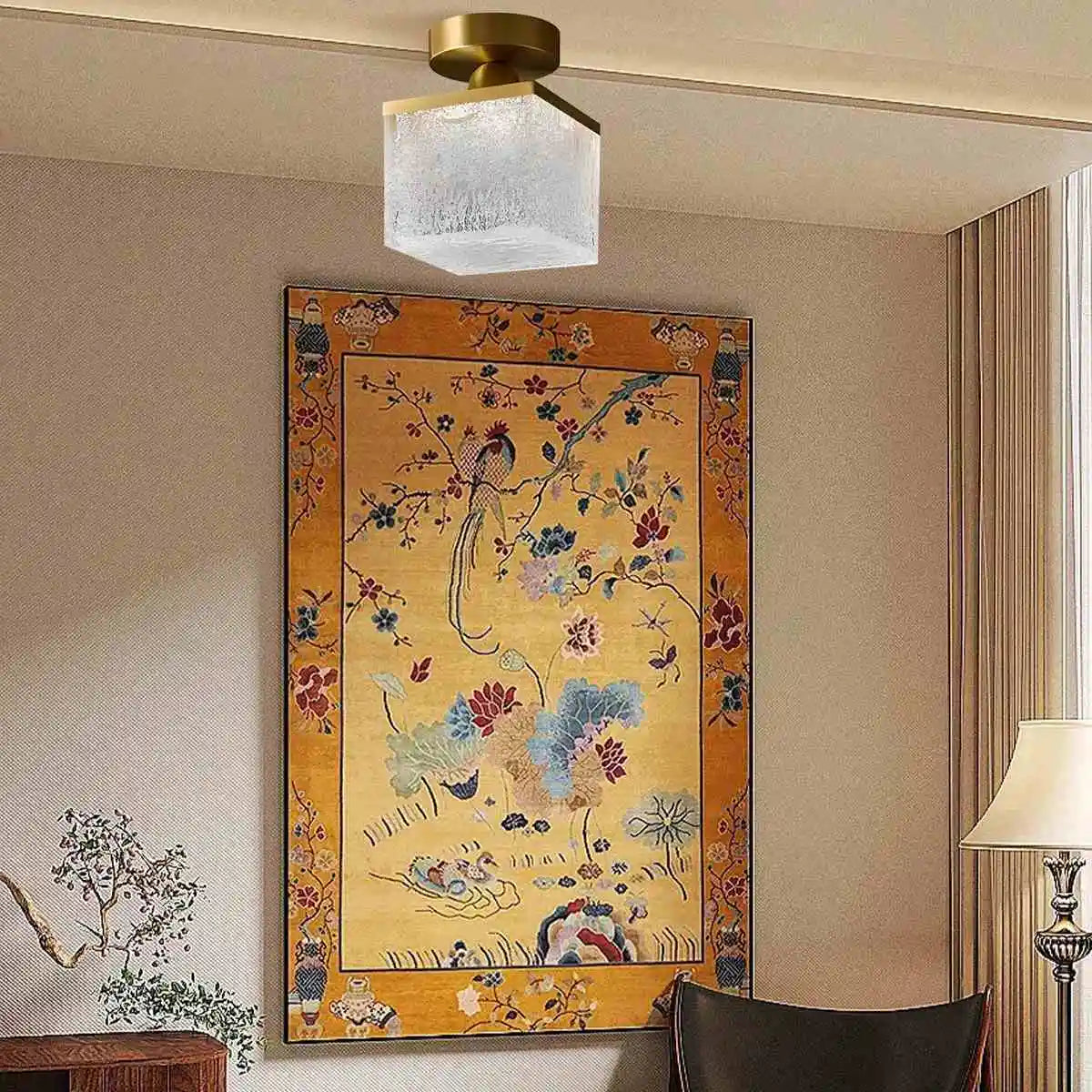 Antizer Modern Cup Crystal Ceiling Lamp