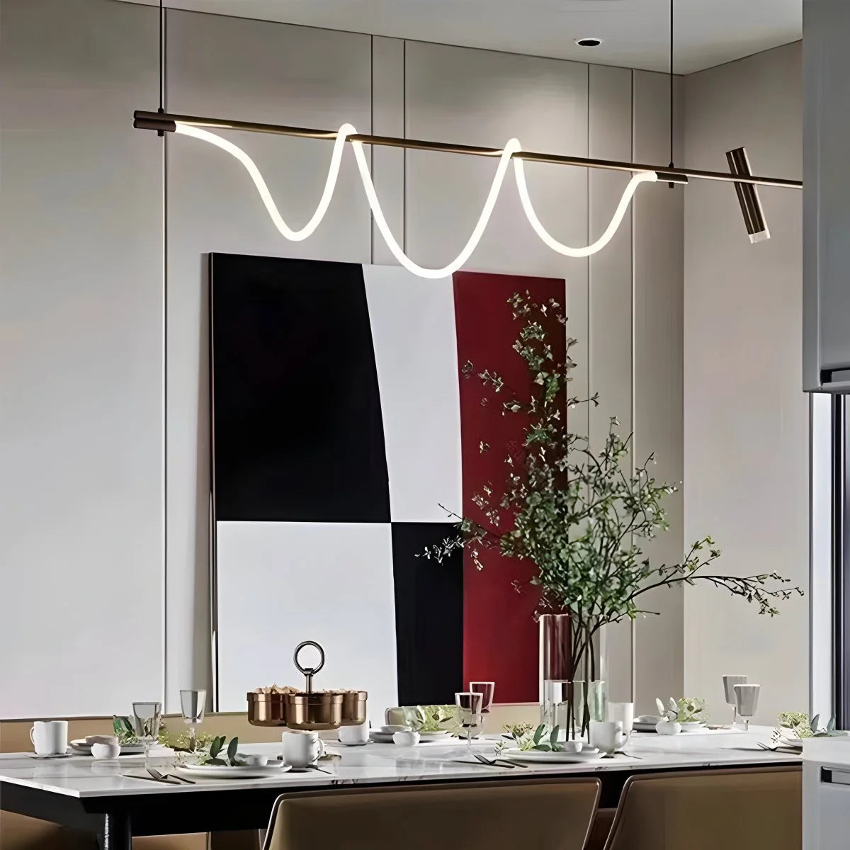 Antizer Modern Spotlight Long Pendant Light