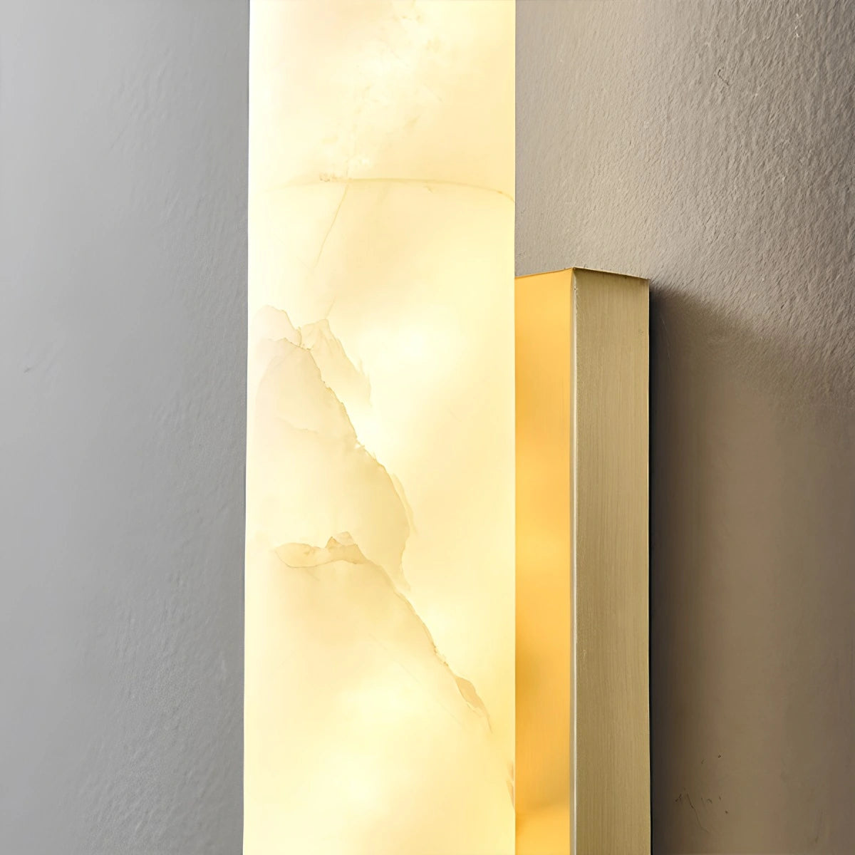 Antizer Modern Cylindrical Spanish Alabaster Wall Sconce