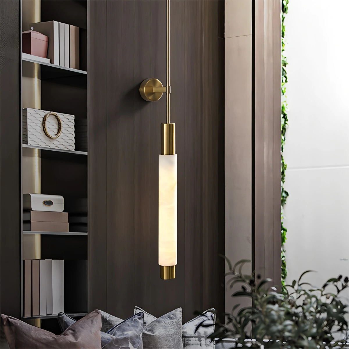 Antizer Modern Spanish Marble Long Strip Wall Lamp