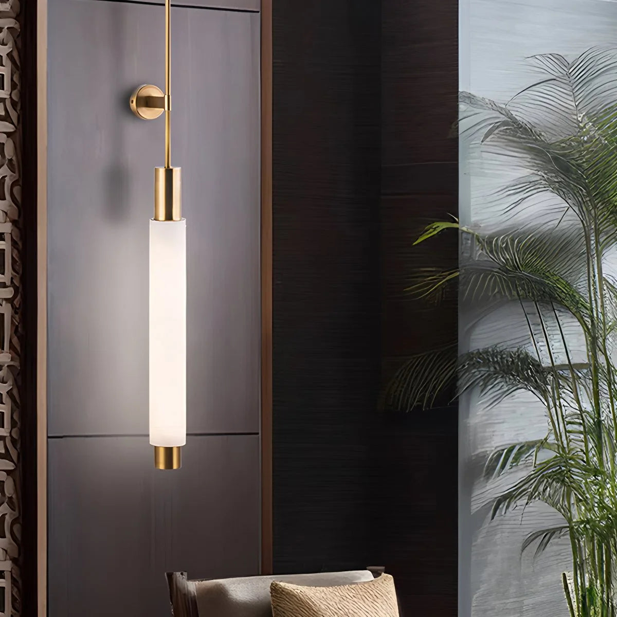 Antizer Modern Spanish Alabaster Long Strip Wall Lamp