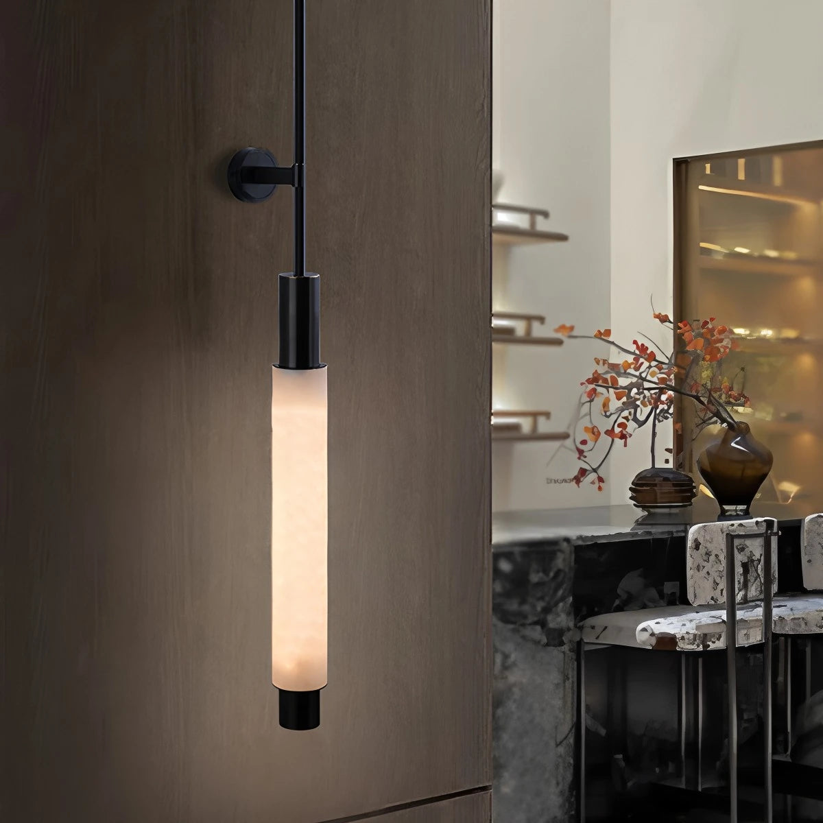 Antizer Modern Spanish Alabaster Long Strip Wall Lamp