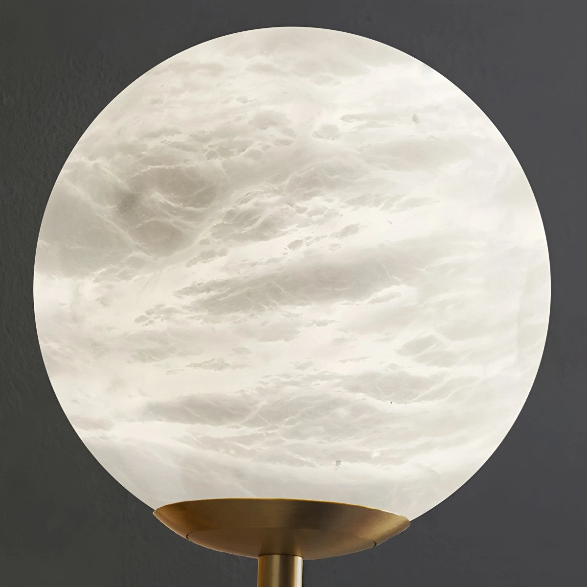 Antizer Modern Globe Spanish Alabaster Pendant Light