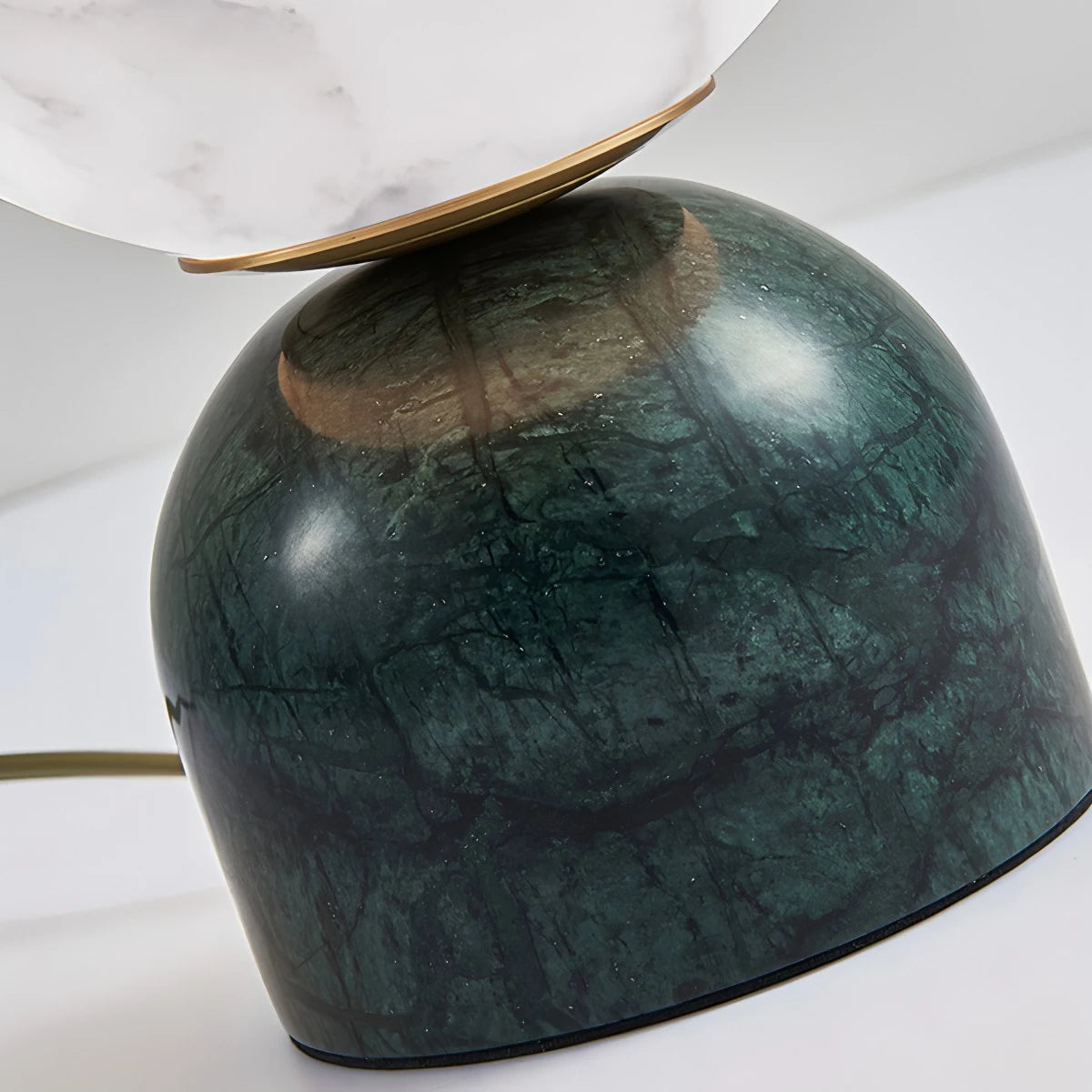 Antizer Modern Globe Spanish Alabaster Table Lamp Bedside Lighting