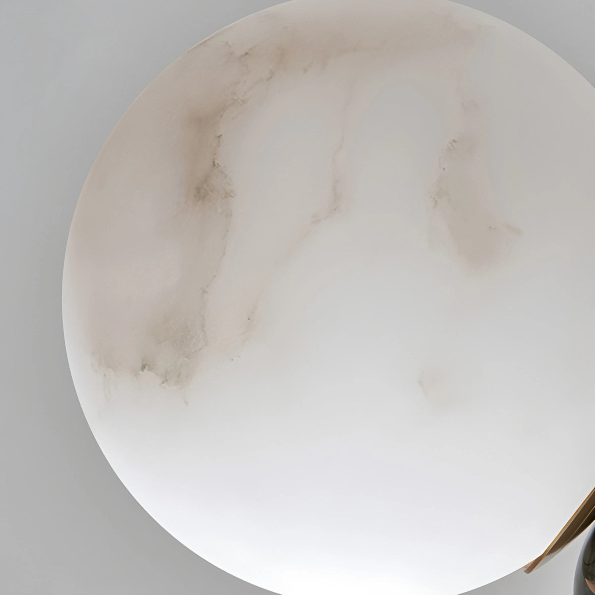 Antizer Modern Globe Spanish Alabaster Table Lamp Bedside Lighting