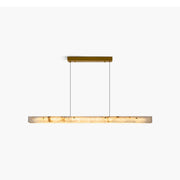 Antizer Modern Minimalist Linear Spanish Alabaster Pendant Light
