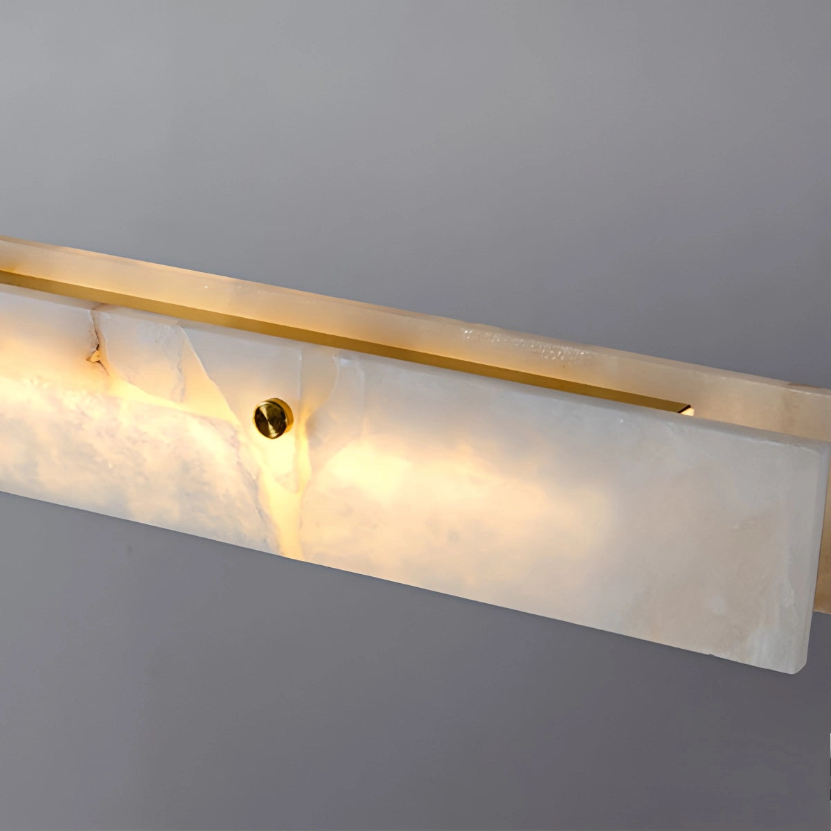 Antizer Modern Minimalist Linear Spanish Alabaster Pendant Light