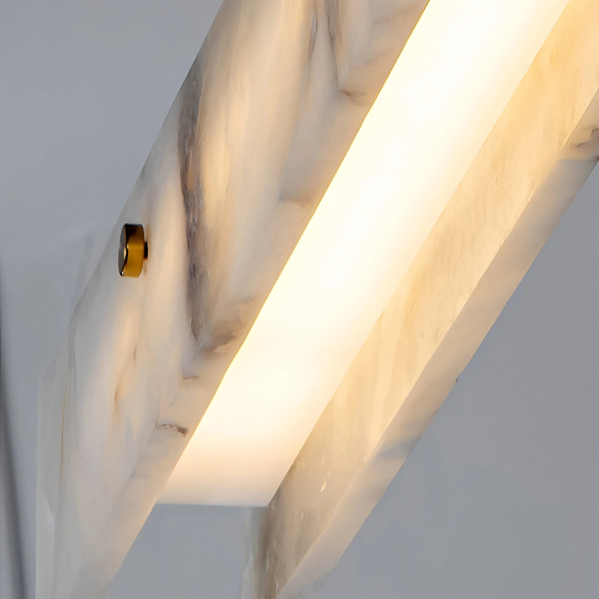 Antizer Modern Minimalist Linear Spanish Alabaster Pendant Light