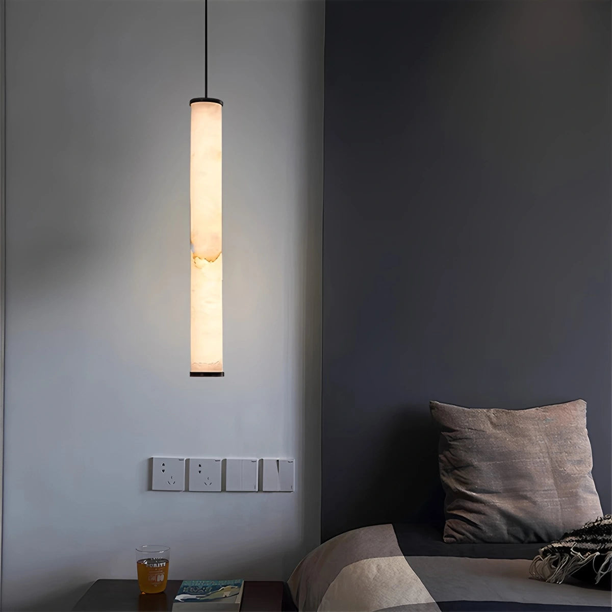 Antizer Modern Minimalist Spanish Alabaster Pendant Light