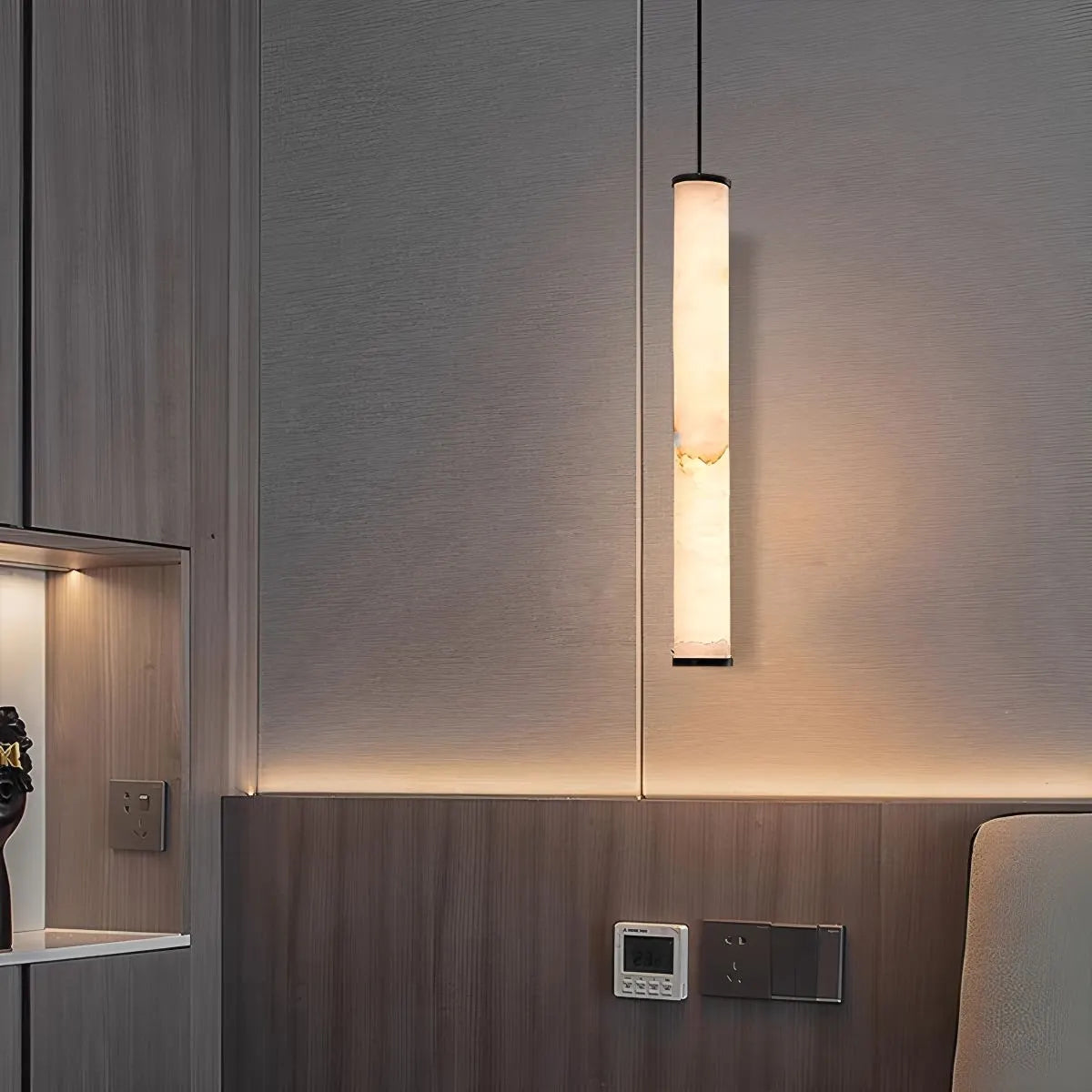 Antizer Modern Minimalist Spanish Alabaster Pendant Light