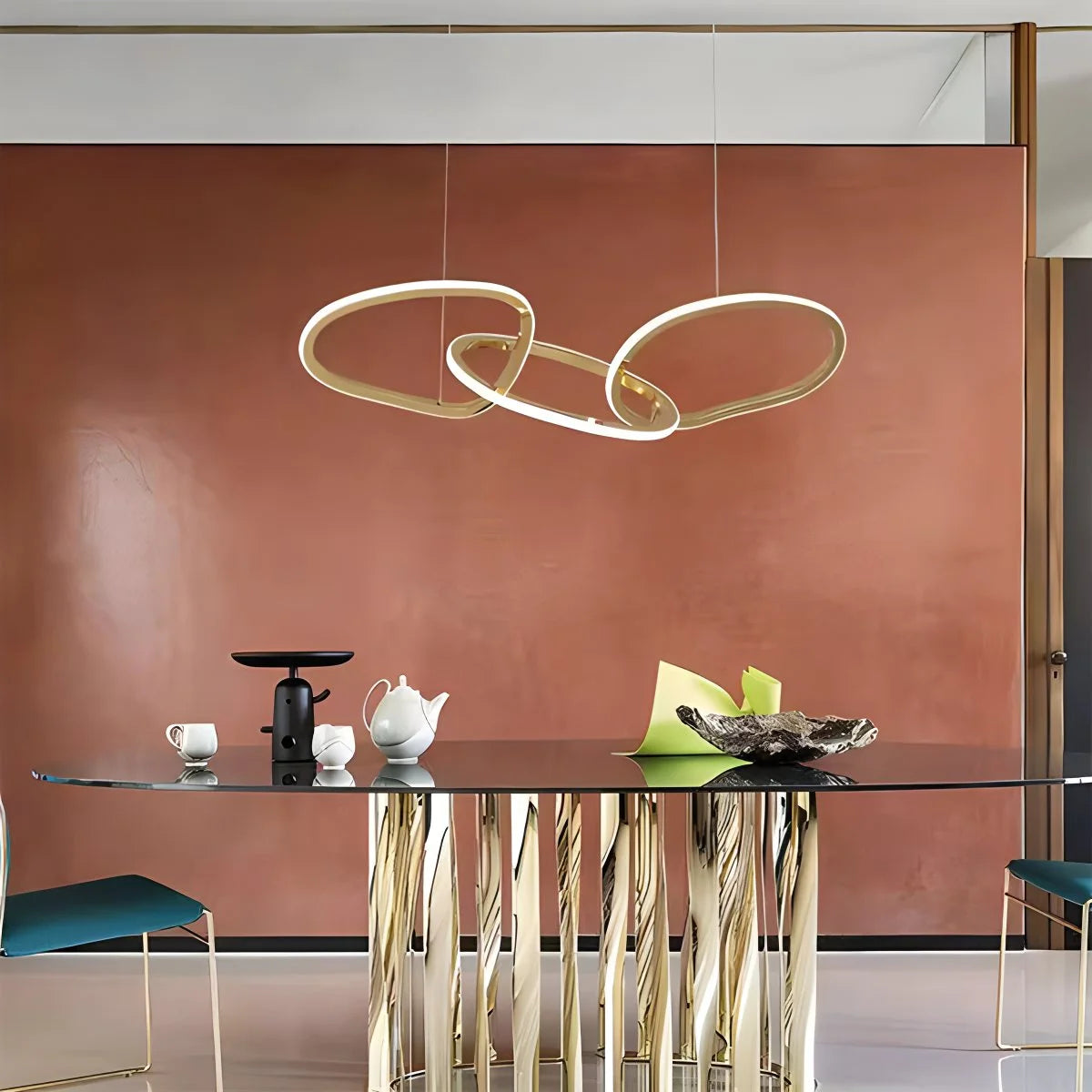 Antizer Modern Minimalist Ring Chandelier