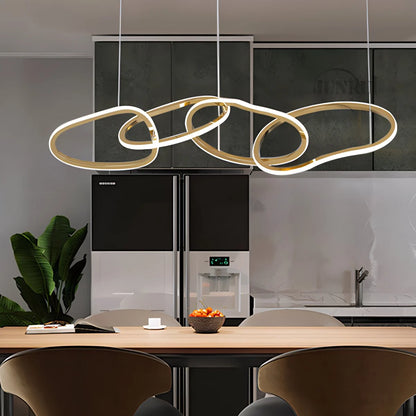 Antizer Modern Minimalist Ring Chandelier