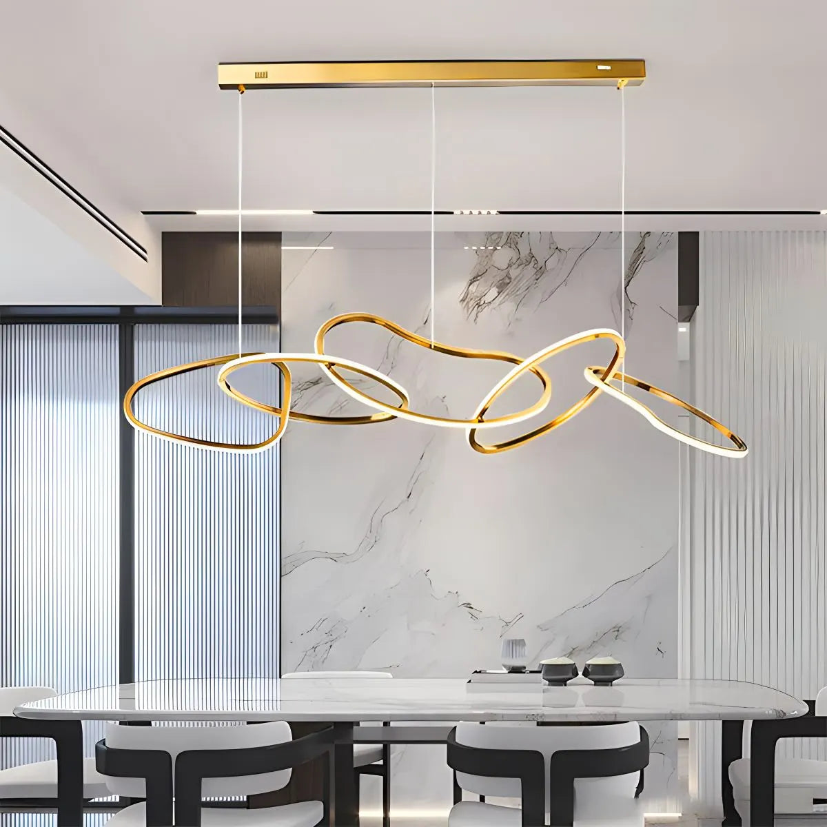 Antizer Modern Minimalist Ring Chandelier