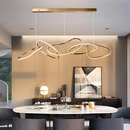 Antizer Modern Minimalist Ring Chandelier