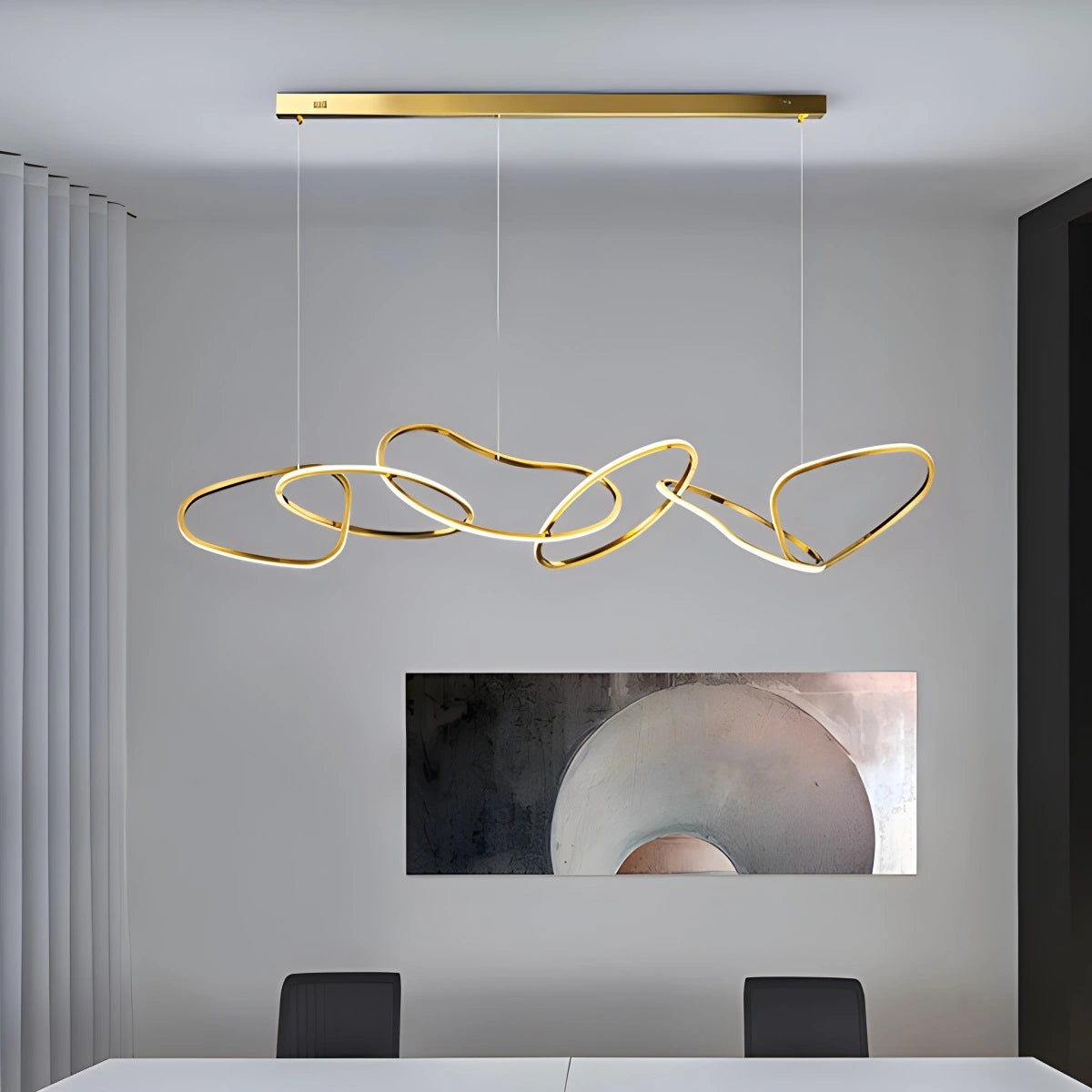 Antizer Modern Minimalist Ring Chandelier