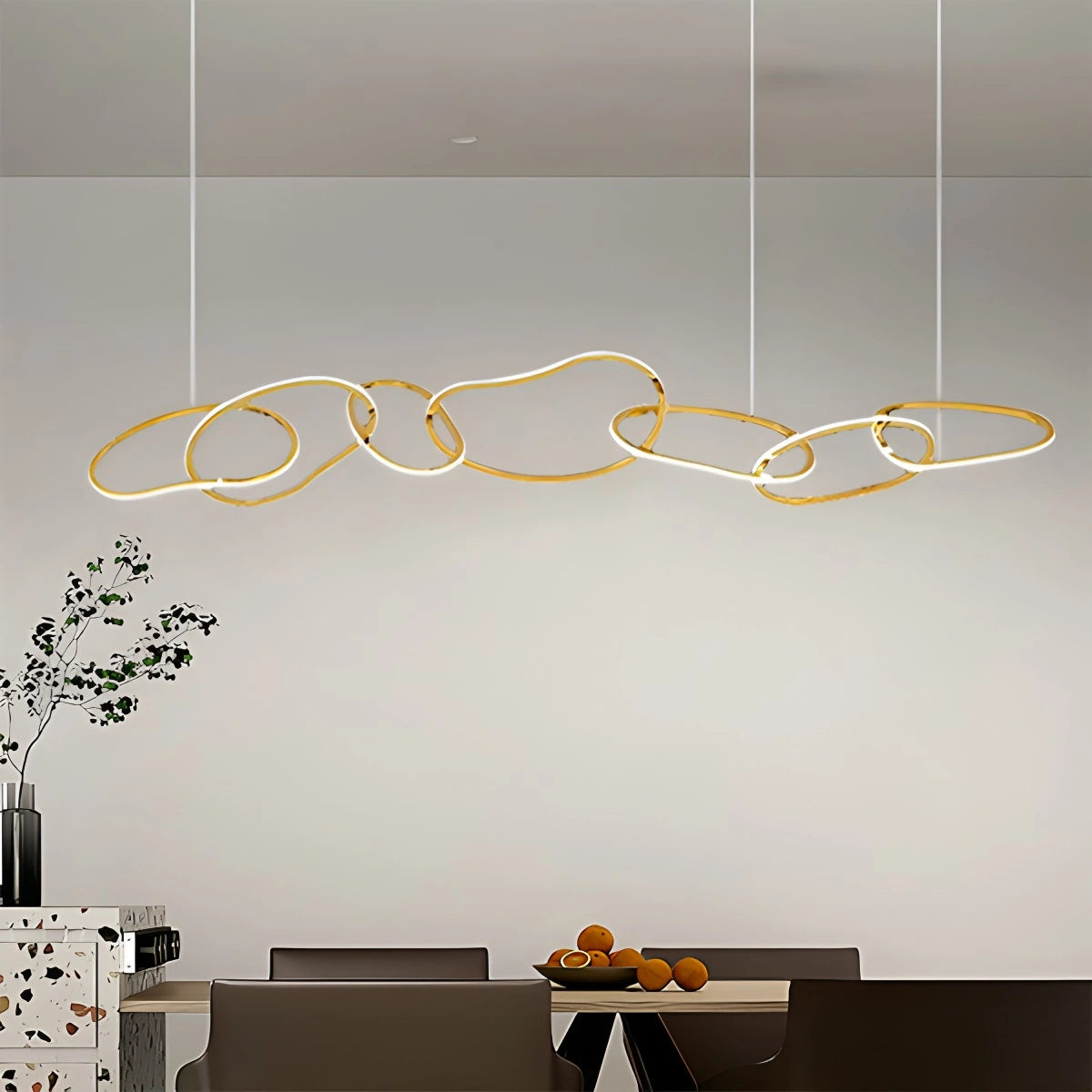 Antizer Modern Minimalist Ring Chandelier