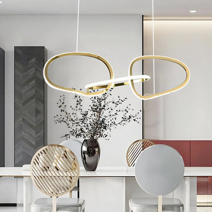 Antizer Modern Minimalist Ring Chandelier