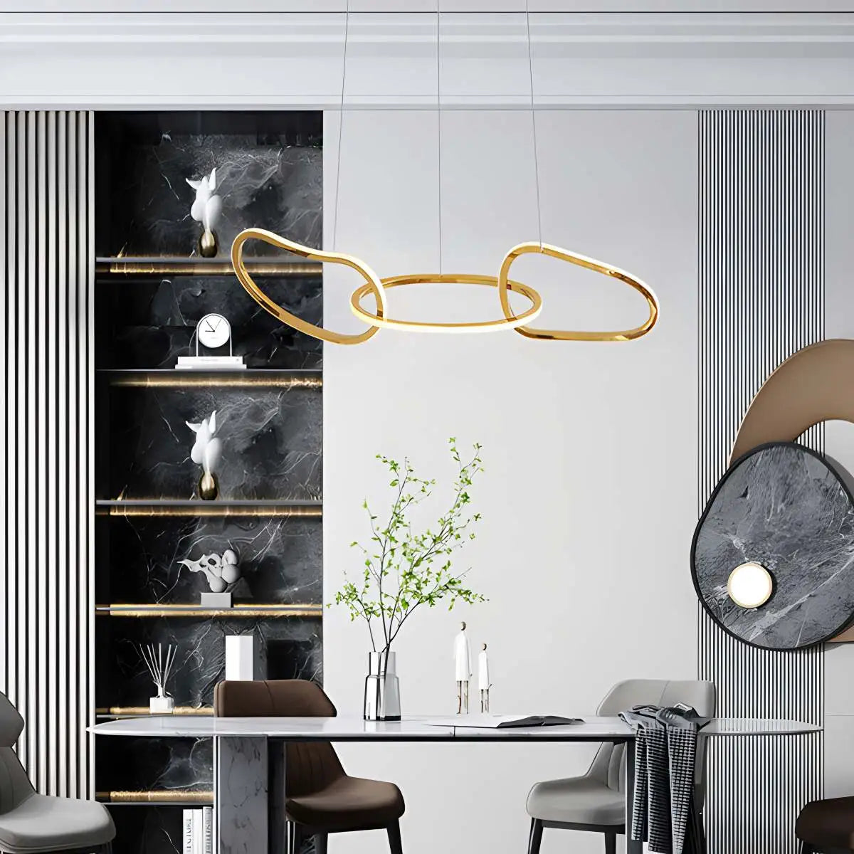 Antizer Modern Minimalist Ring Chandelier