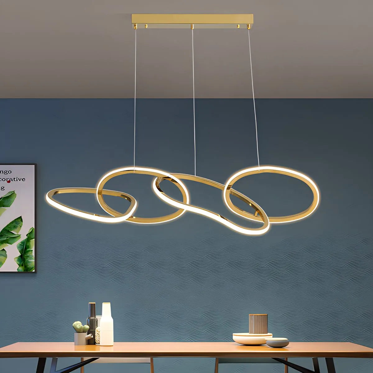 Antizer Modern Minimalist Ring Chandelier