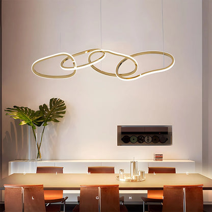 Antizer Modern Minimalist Ring Chandelier