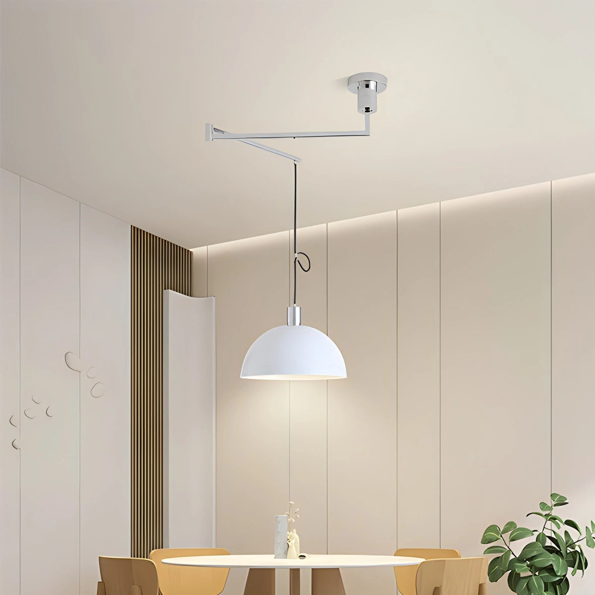 Bauhaus Creative Rocker Glass Pendant Light