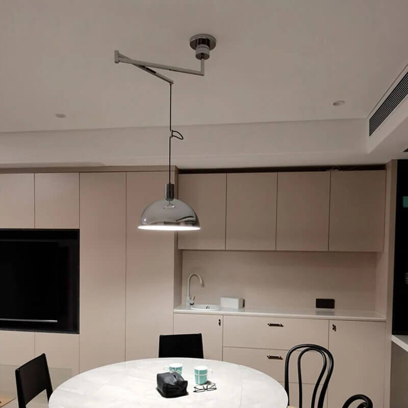 Bauhaus Creative Rocker Glass Pendant Light