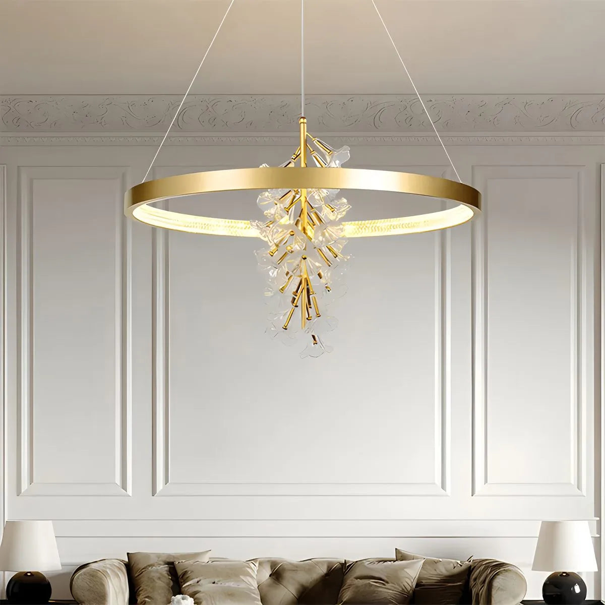 Antizer Nordic Light Luxury Ring Creative Chandelier