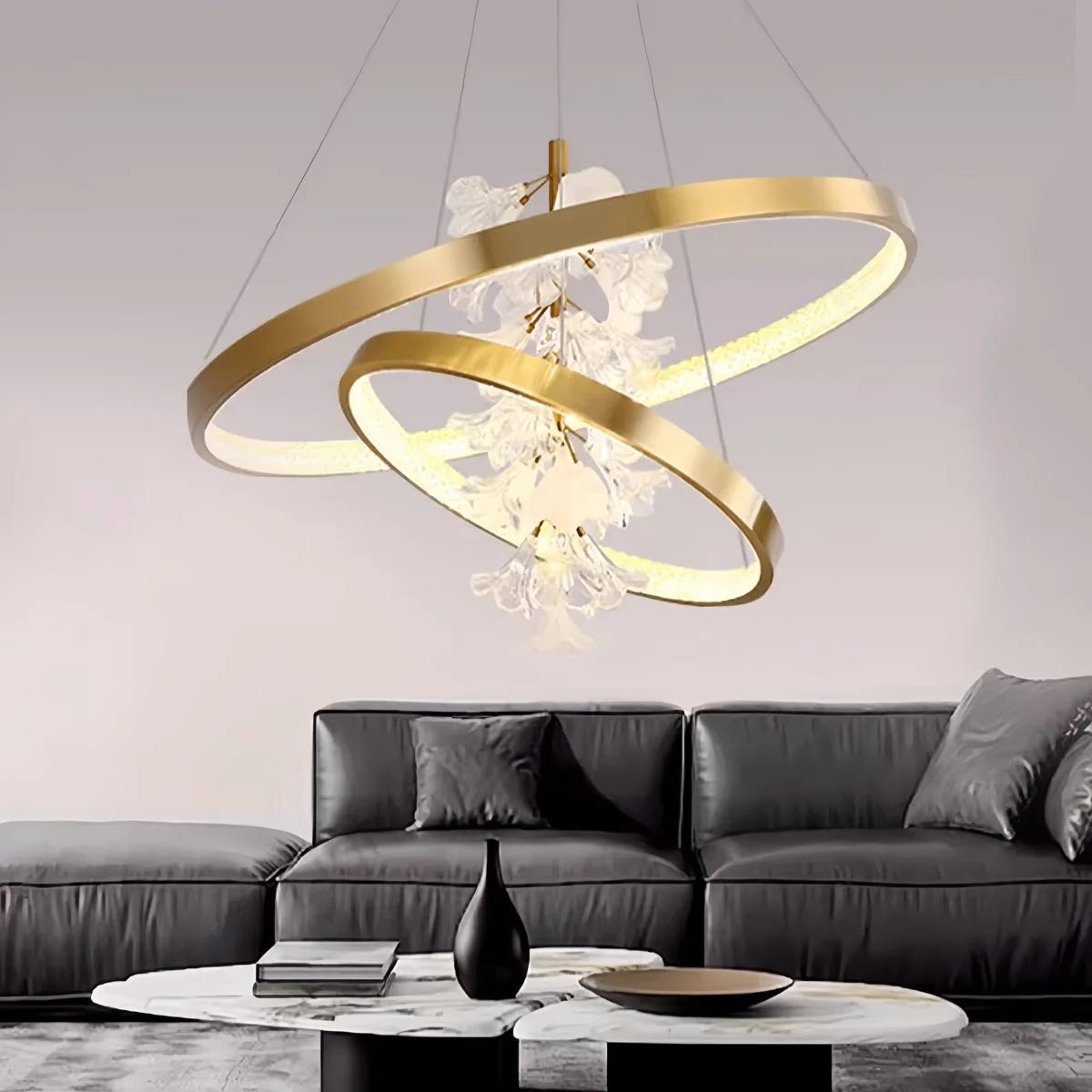 Antizer Nordic Light Luxury Ring Creative Chandelier