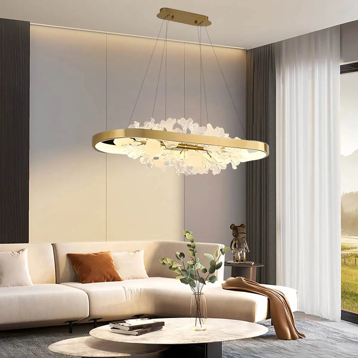 Antizer Nordic Light Luxury Ring Creative Chandelier