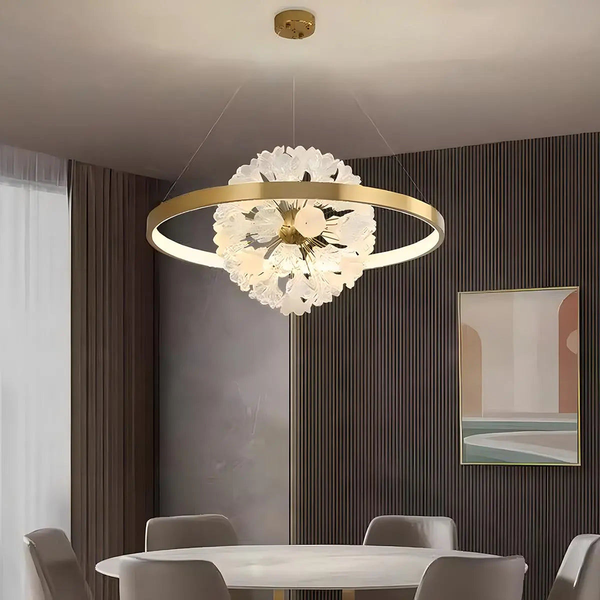 Antizer Nordic Light Luxury Ring Creative Chandelier