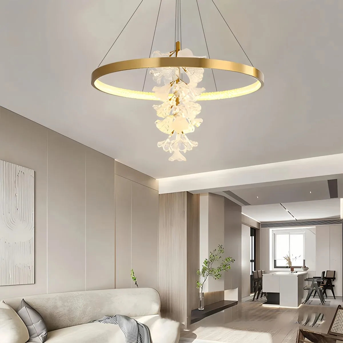 Antizer Nordic Light Luxury Ring Creative Chandelier