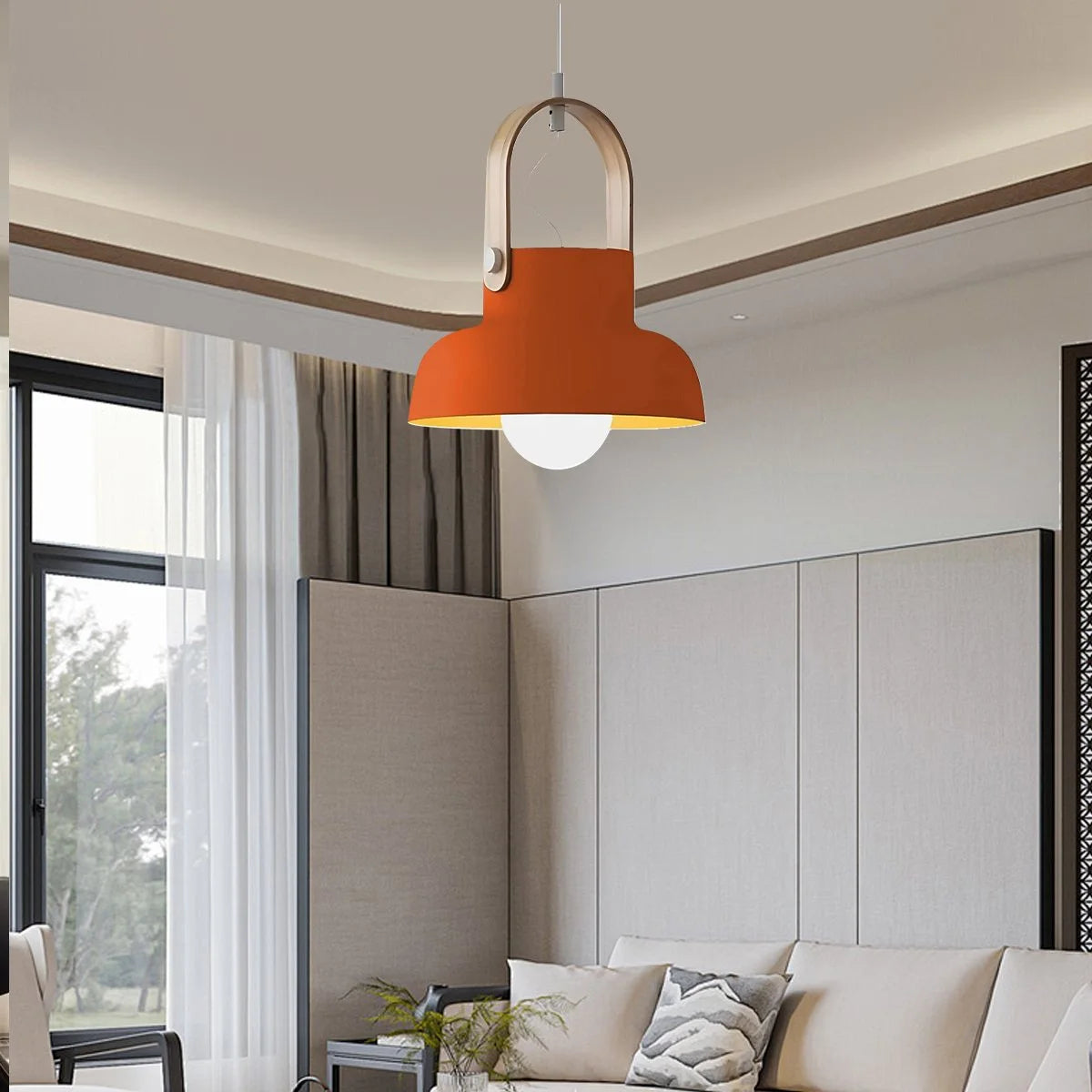 Antizer Nordic Macaron Pendant Light for Dining Room Kitchen