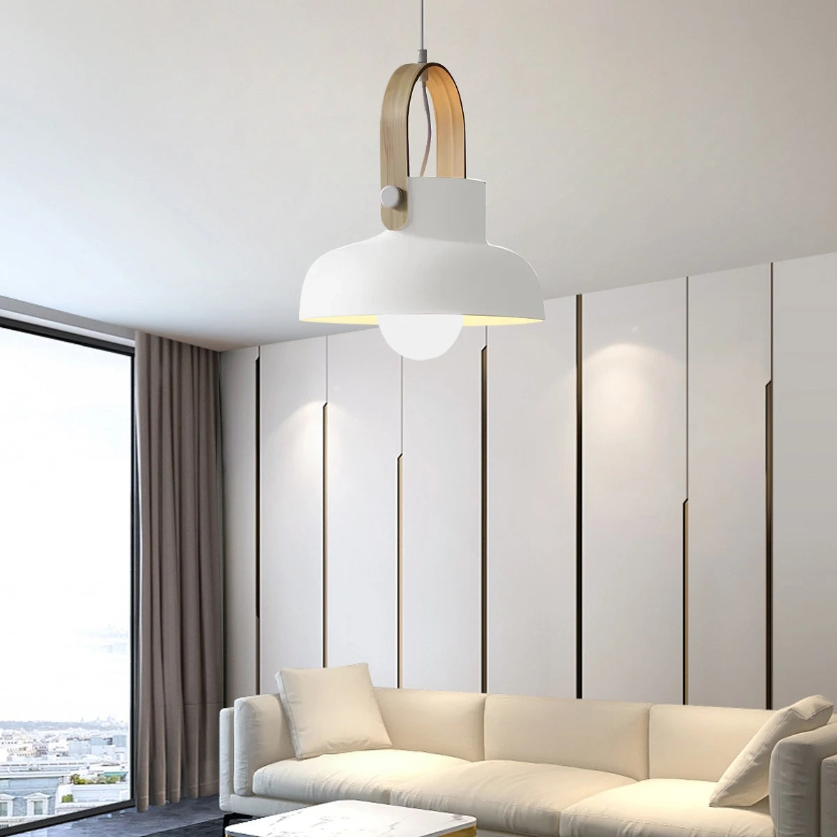 Antizer Nordic Macaron Pendant Light for Dining Room Kitchen