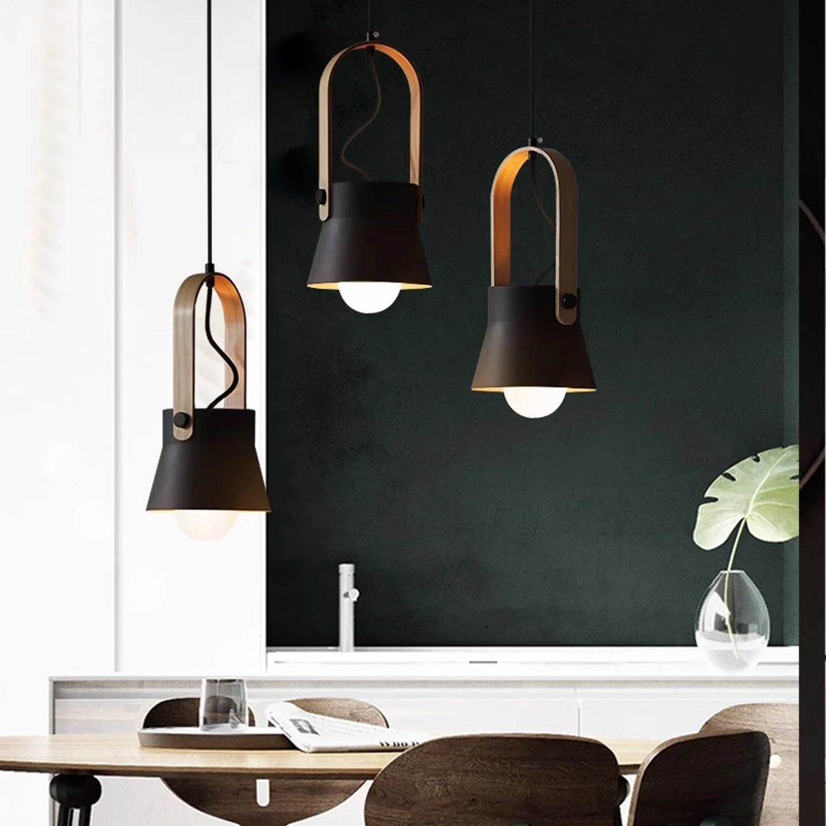 Antizer Nordic Macaron Pendant Light for Dining Room Kitchen