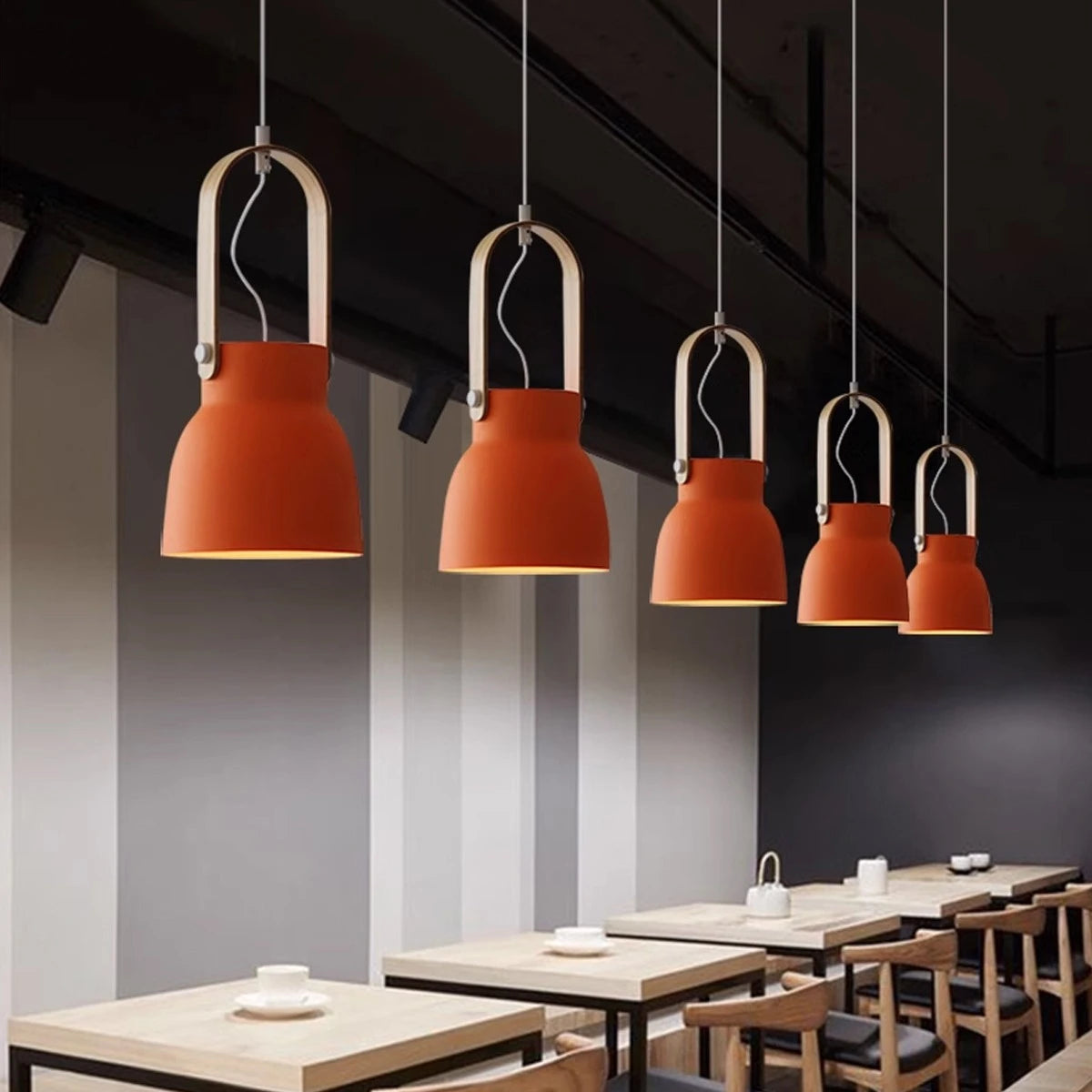 Antizer Nordic Macaron Pendant Light for Dining Room Kitchen