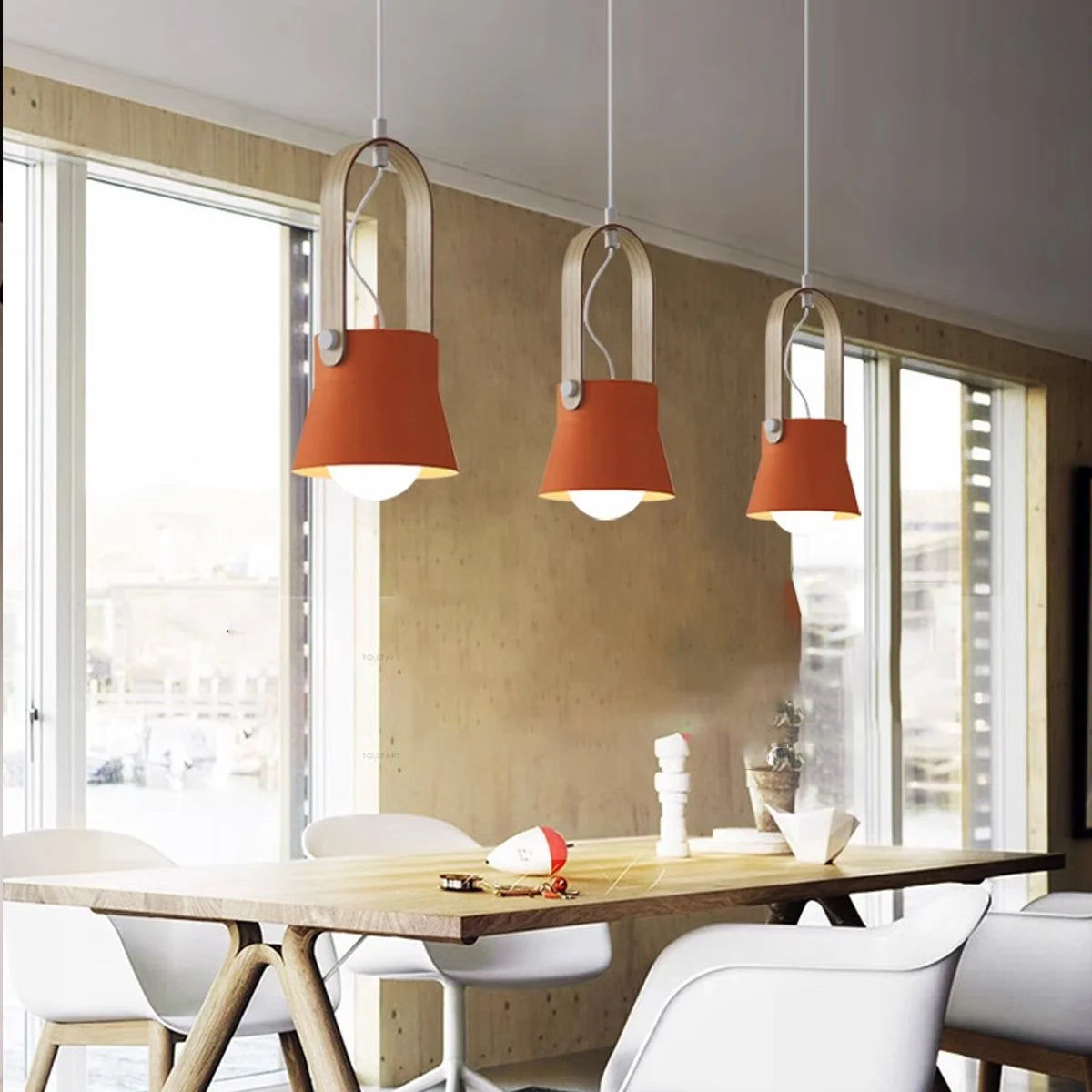 Antizer Nordic Macaron Pendant Light for Dining Room Kitchen