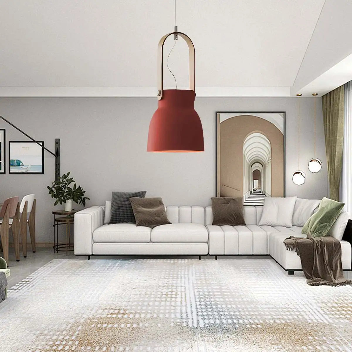 Antizer Nordic Macaron Pendant Light for Dining Room Kitchen