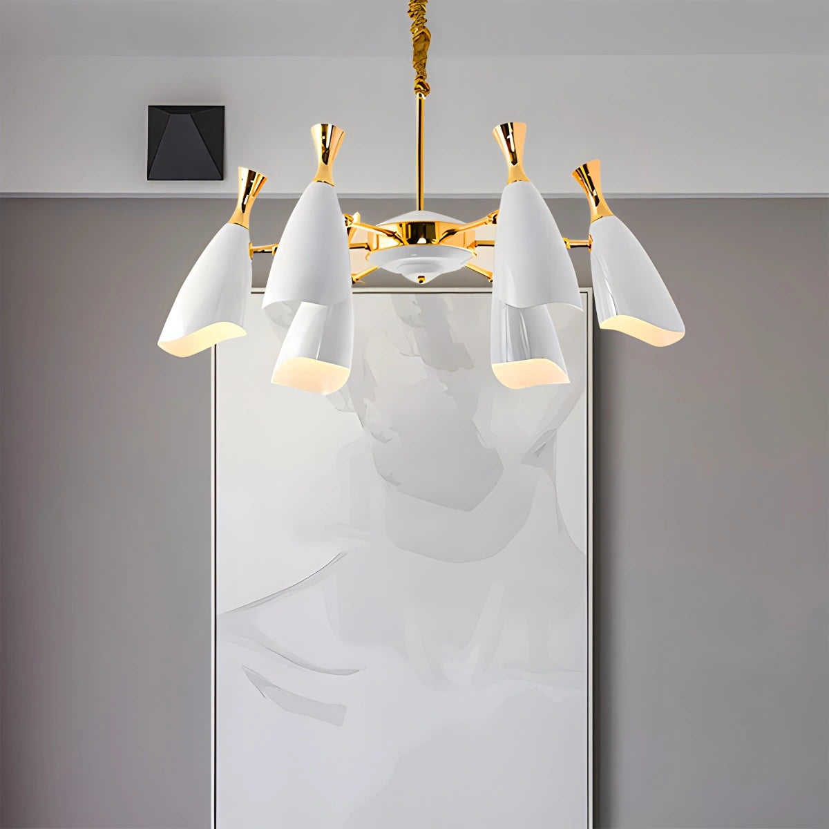 Antizer Nordic Postmodern Trumpet Chandelier