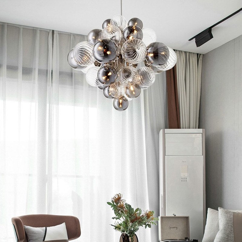 Nordic Glass Bubble Chandelier