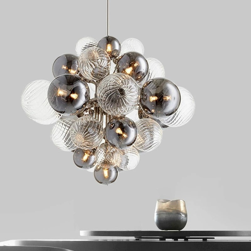 Nordic Glass Bubble Chandelier