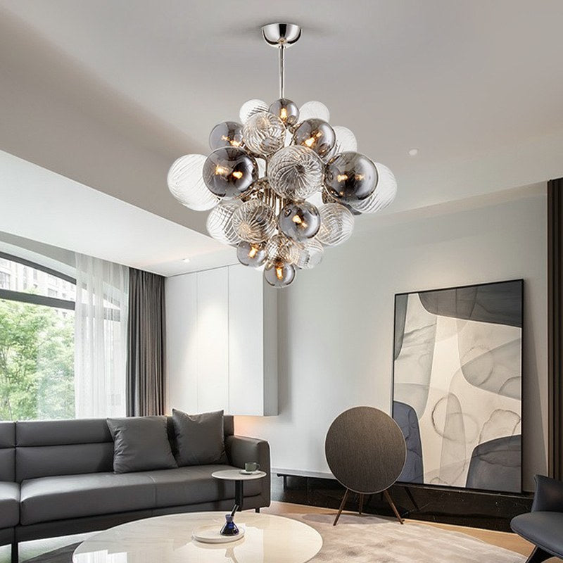 Nordic Glass Bubble Chandelier