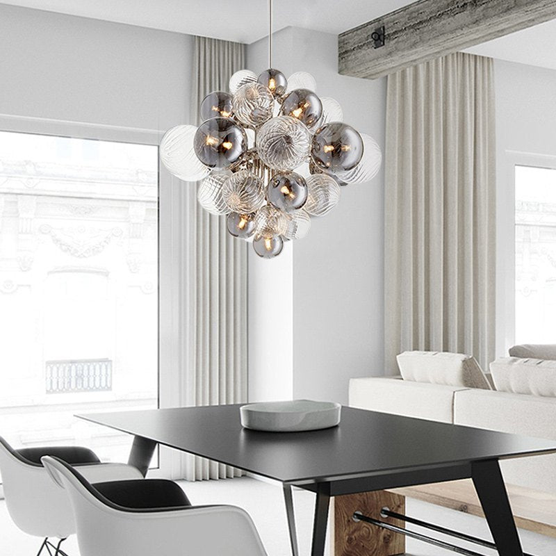 Nordic Glass Bubble Chandelier