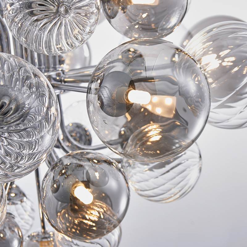 Nordic Glass Bubble Chandelier