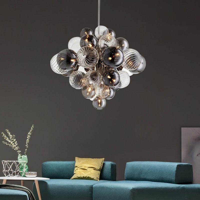 Nordic Glass Bubble Chandelier