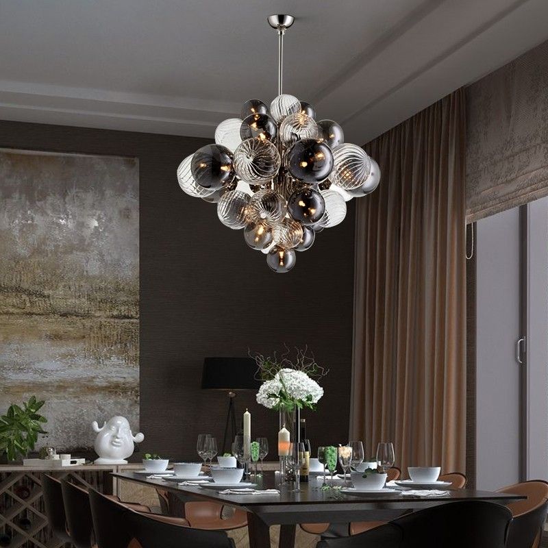 Nordic Glass Bubble Chandelier