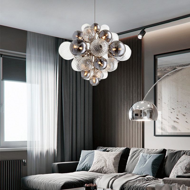 Nordic Glass Bubble Chandelier