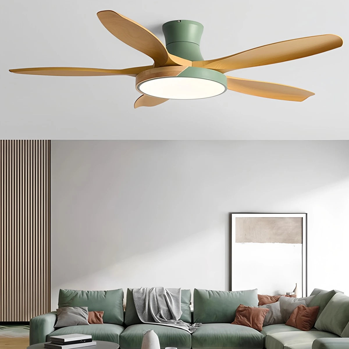 Antizer Nordic 5-Blade LED Ceiling Fan Light
